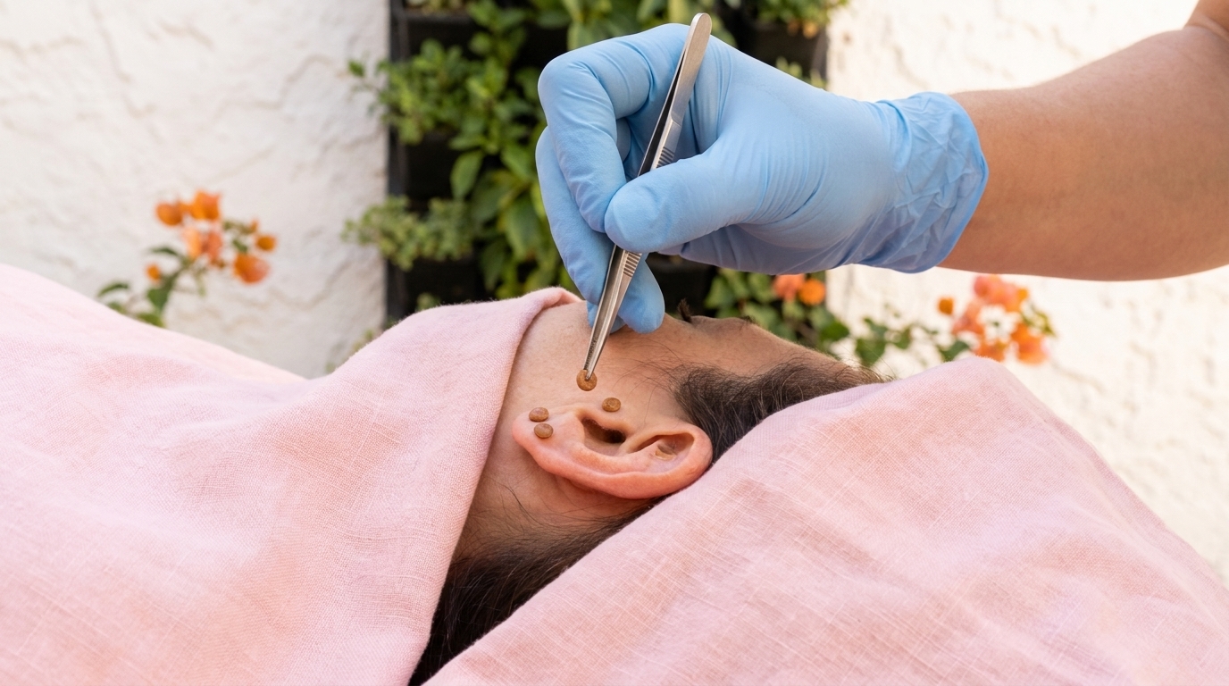 Auriculoterapia y bienestar holístico